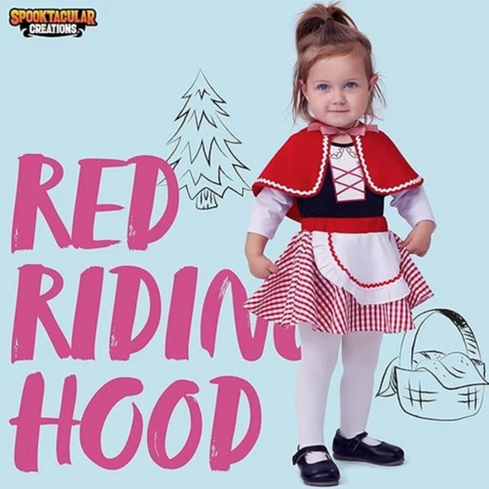 Spooktacular Baby Red Riding Hood Costume 6-12 months